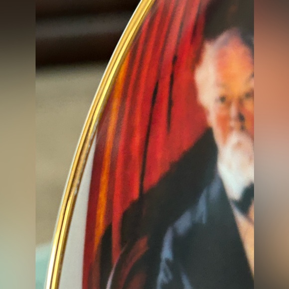 💙 ✨VTG Norman Rockwell End of Day Decorative Plate w Certificate 1988 - Picture 14 of 15